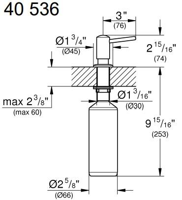 Grohe Contemporary sæbedispenser til køkkenvask - Supersteel Grohe Contemporary sæbedispenser til køkkenvask - Supersteel
