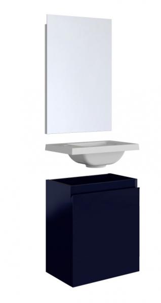 Allibert Porto Pack 40 komplet møbelpakke inkl spejl - Midnatsblå Allibert Porto Pack 40 komplet møbelpakke inkl spejl - Midnatsblå