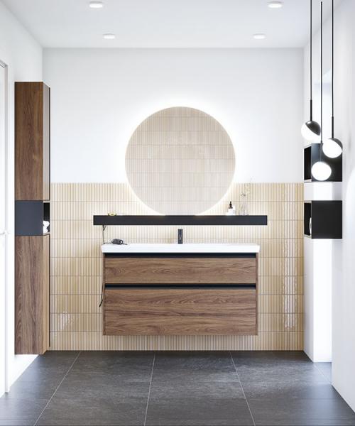 Dansani Corona rundt spejl m/lysstyring - 90 cm Dansani Corona rundt spejl m/lysstyring - 90 cm