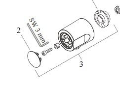 Hansgrohe Greb afsp&aelig;rring t/Ecostat 1001SL