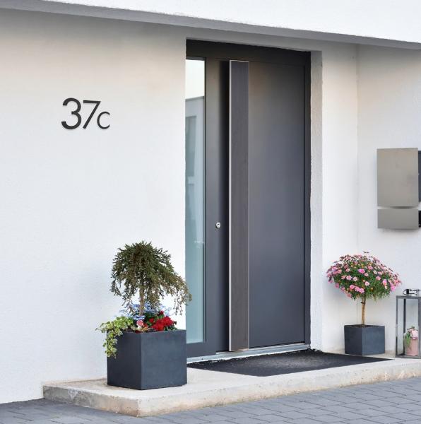 Beslagsboden Nordic husnummer 3 - Mat sort Beslagsboden Nordic husnummer 3 - Mat sort