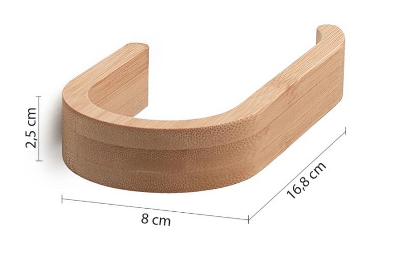 Hefe Himalaya toiletrulleholder - Bambus Hefe Himalaya toiletrulleholder - Bambus