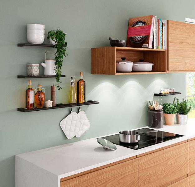 Pressalit Style hylde til køkken - Mat sort Pressalit Style hylde til køkken - Mat sort