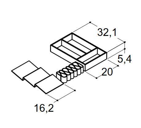 Dansani Skuffeindretningspakke topskuffe 100/120D*44 Dansani Skuffeindretningspakke topskuffe 100/120D*44