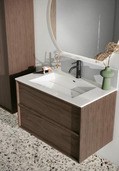 Strømberg Skara 80 badeværelsesskab - Mørk eg Strømberg Skara 80 badeværelsesskab - Mørk eg