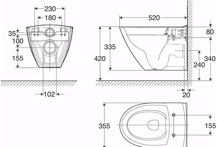 Ifö Spira Art toiletpakke inkl. sæde m/soft-close, cisterne og kobber betjening Ifö Spira Art toiletpakke inkl. sæde m/soft-close, cisterne og kobber betjening
