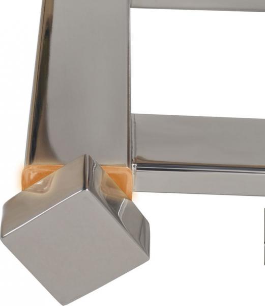 Kriss Luna håndklædetørrer - 50X100 cm - Poleret rustfrit stål Kriss Luna håndklædetørrer - 50X100 cm - Poleret rustfrit stål