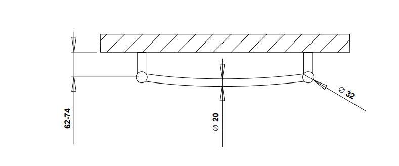 Strømberg Laveno håndklædetørrer - 50x79 cm - Hvid Strømberg Laveno håndklædetørrer - 50x79 cm - Hvid