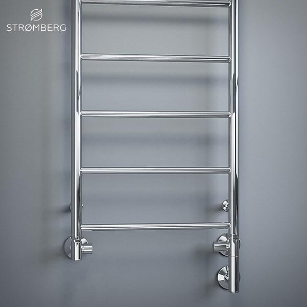 Strømberg Hagen håndklædetørrer til kombidrift - 50x78 cm - Krom Strømberg Hagen håndklædetørrer til kombidrift - 50x78 cm - Krom