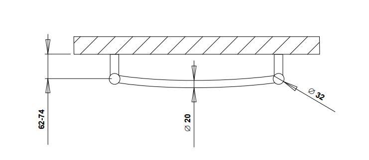 Strømberg Laveno håndklædetørrer - 50x79 cm - Hvid Strømberg Laveno håndklædetørrer - 50x79 cm - Hvid