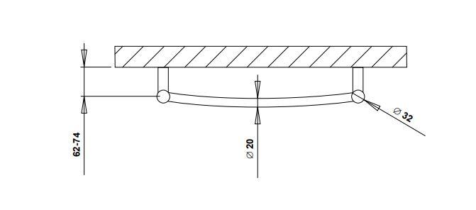 Strømberg Laveno håndklædetørrer - 50x79 cm - Krom Strømberg Laveno håndklædetørrer - 50x79 cm - Krom