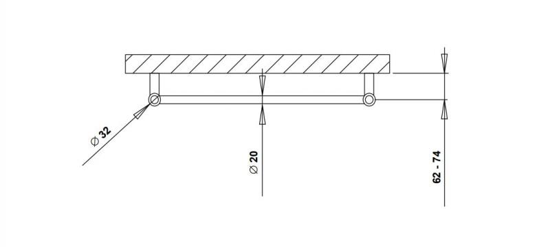 Strømberg Nilo el-håndklædetørrer - 50x78 cm - Krom Strømberg Nilo el-håndklædetørrer - 50x78 cm - Krom