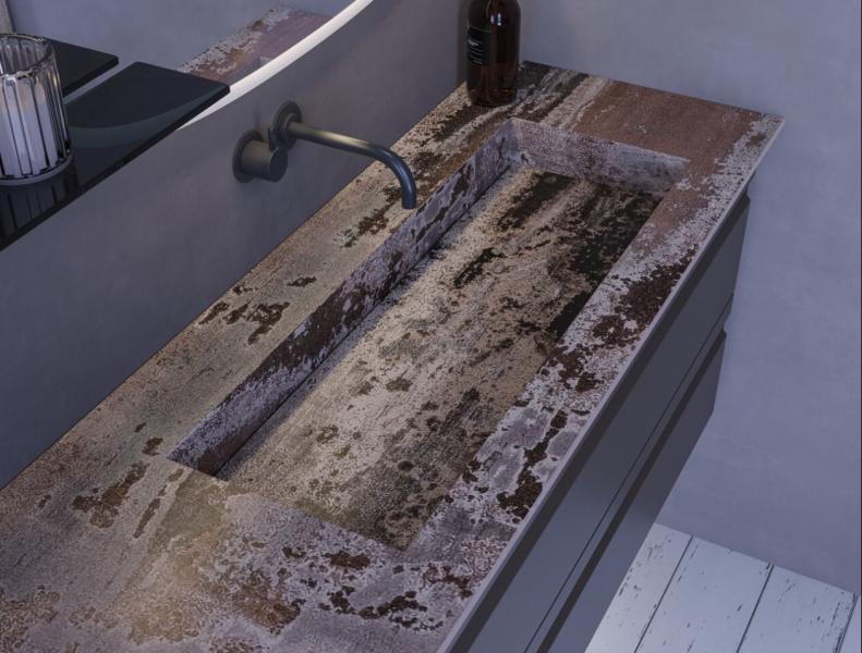 Dansani Angular håndvask t/møbel 200-219 cm - Trilium