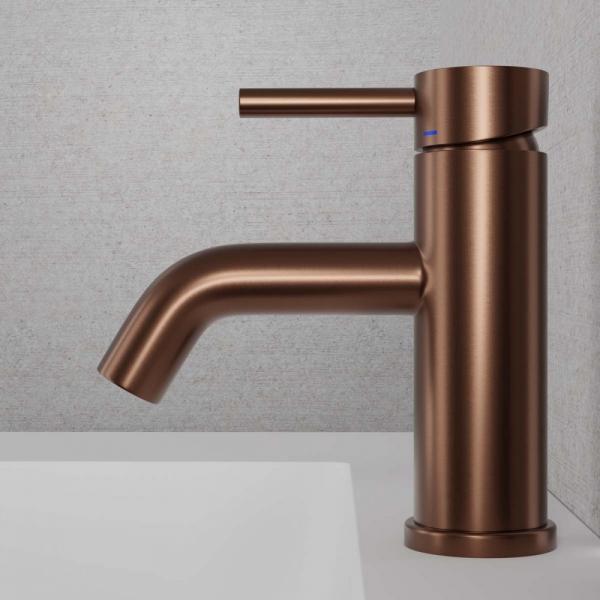 Primy Wave Håndvaskarmatur - Amber (børstet kobber) Primy Wave Håndvaskarmatur - Amber (børstet kobber)