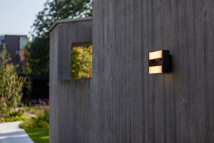 Lutec Architectural Conroy udendørslampe til væg Lutec Architectural Conroy udendørslampe til væg