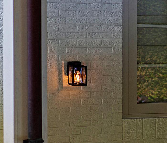 Lutec Tradition Shiva udendørslampe - Mat sort