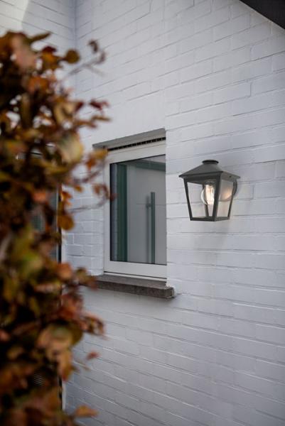 Lutec Tradition Zago udendørslampe til væg - Mat sort