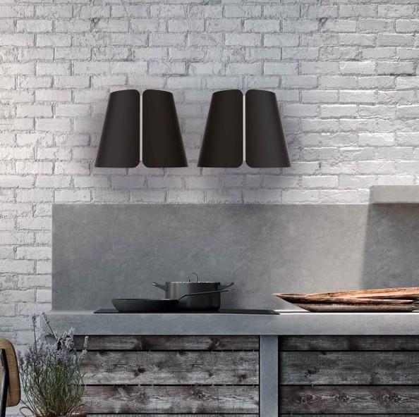 Eico Beat Wall BK Matt emhætte til vægmontering - Sort