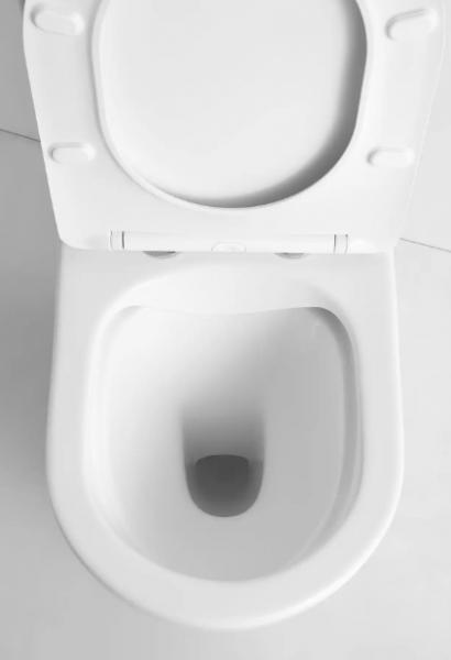 Lavabo Studio Back-To-Wall toilet m/soft close sæde Rimless - Hvid Lavabo Studio Back-To-Wall toilet m/soft close sæde Rimless - Hvid