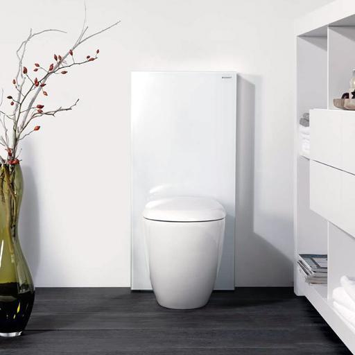 Geberit Monolith cisterne til gulvstående toiletskål - Hvid Geberit Monolith cisterne til gulvstående toiletskål - Hvid