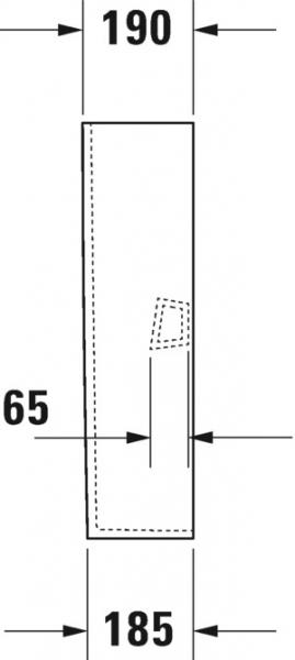 Duravit No. 1 søjle til håndvask Duravit No. 1 søjle til håndvask