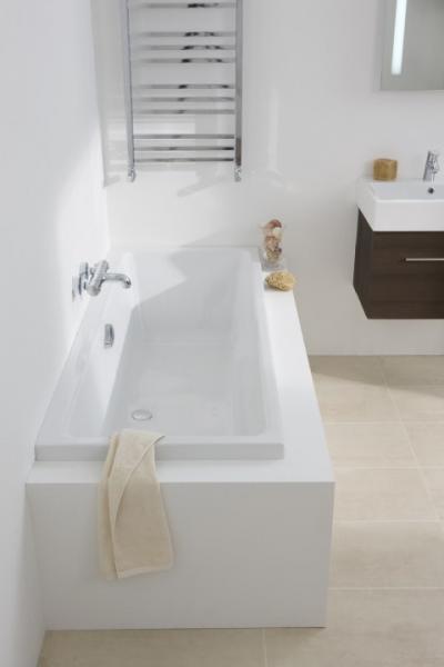 Strømberg Quantum badekar t/indbygning - 160 x 70 - 1 ryglæn Strømberg Quantum badekar t/indbygning - 160 x 70 - 1 ryglæn