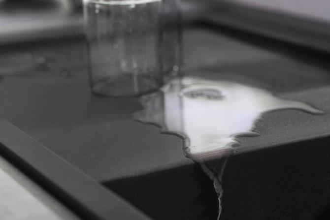 hansgrohe S514-F450 køkkenvask m/afløbsbakke - Vask til højre - Graphite black