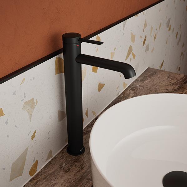 Damixa Iris bowlearmatur m/koldstart u/bundventil - Mat sort Damixa Iris bowlearmatur m/koldstart u/bundventil - Mat sort