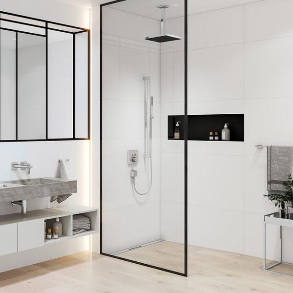 hansgrohe loftbefæstigelse E 30 cm 1/2" - Krom hansgrohe loftbefæstigelse E 30 cm 1/2" - Krom