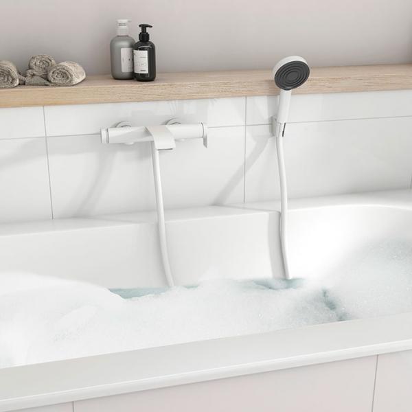 hansgrohe Pulsify Porter 105 bruseholdersæt 1jet - Mat hvid