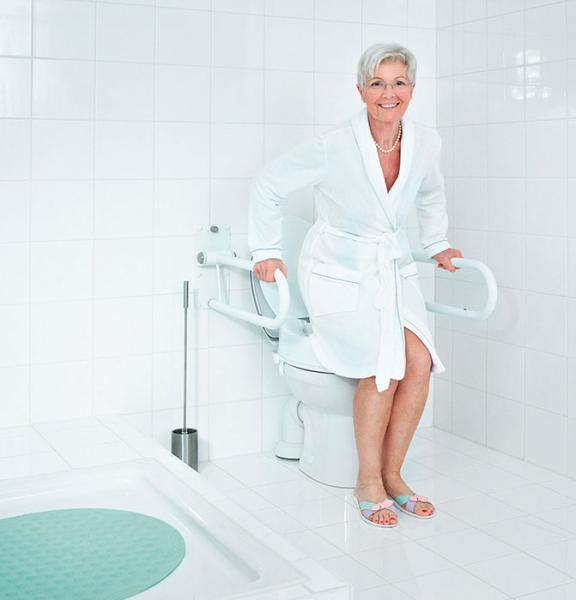 Ridder Assistent væggreb t/bad - Hvid