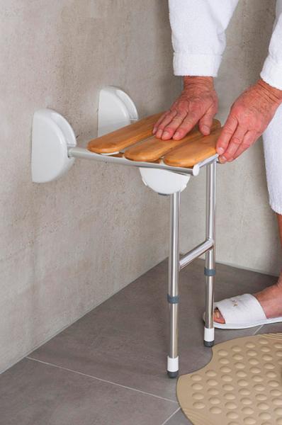 Ridder Assistent støtteben t/vægsæde - Krom