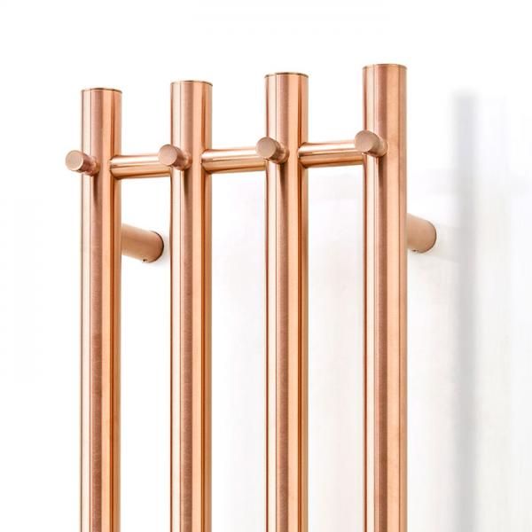 Cassøe Catania håndklædetørrer - 26x142 cm - Børstet kobber