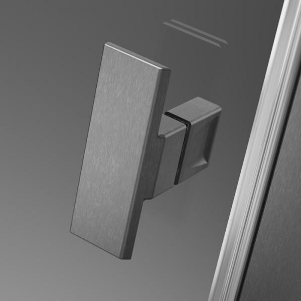 Str&oslash;mberg Noma 45 svingd&oslash;r m/sidepanel 1000mm - H&oslash;jre - B&oslash;rstet gunmetal