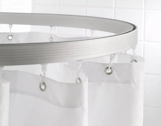 Hefe Bendy forhængsstang - Sølvgrå Hefe Bendy forhængsstang - Sølvgrå