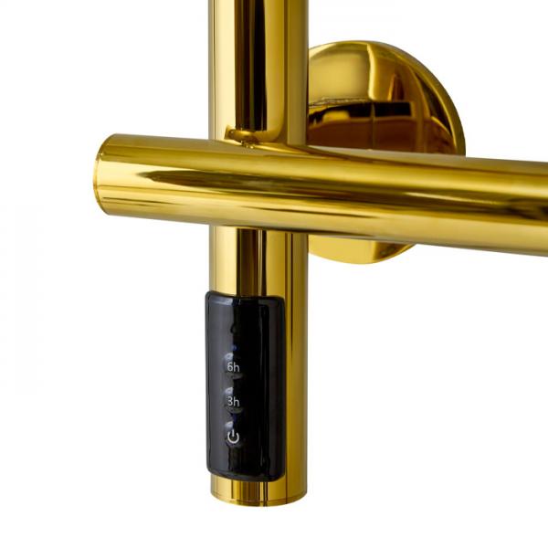 Cassøe Lazio håndklædetørrer til el - Poleret messing Cassøe Lazio håndklædetørrer til el - Poleret messing