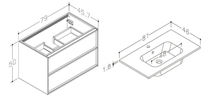 Strømberg Skara 80 møbelsæt - Mørk eg Strømberg Skara 80 møbelsæt - Mørk eg