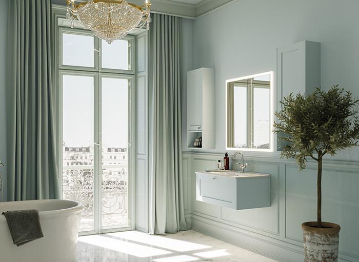 Dansani Luna Classic 80 møbelsæt m/Kantate vask og skuffe - Valgfri farve Dansani Luna Classic 80 møbelsæt m/Kantate vask og skuffe - Valgfri farve