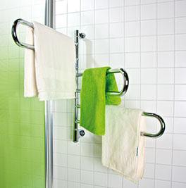 Kriss Flex U Håndklædetørrer m/3 arme - 45x75,7 cm - Krom Kriss Flex U Håndklædetørrer m/3 arme - 45x75,7 cm - Krom