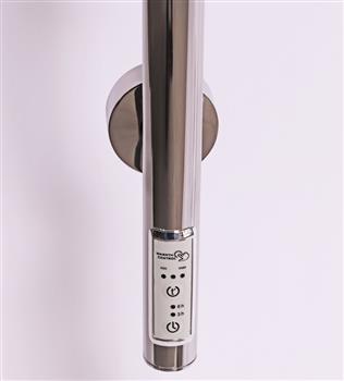 Kriss Uno plus elektrisk håndklædetørrer 3x148 cm - Poleret rustfrit stål Kriss Uno plus elektrisk håndklædetørrer 3x148 cm - Poleret rustfrit stål