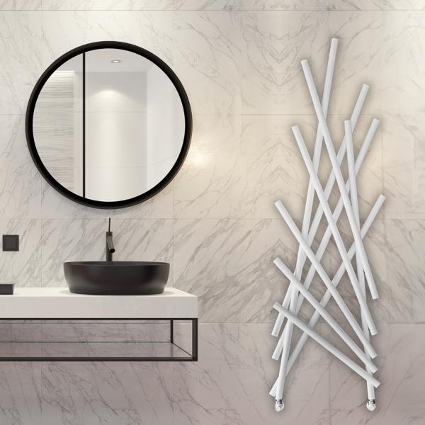 Kriss Nature håndklædetørrer - 57x174 cm - Hvid Kriss Nature håndklædetørrer - 57x174 cm - Hvid