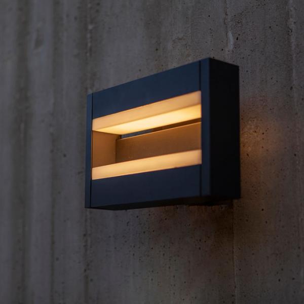 Lutec Architectural Conroy udendørslampe til væg Lutec Architectural Conroy udendørslampe til væg