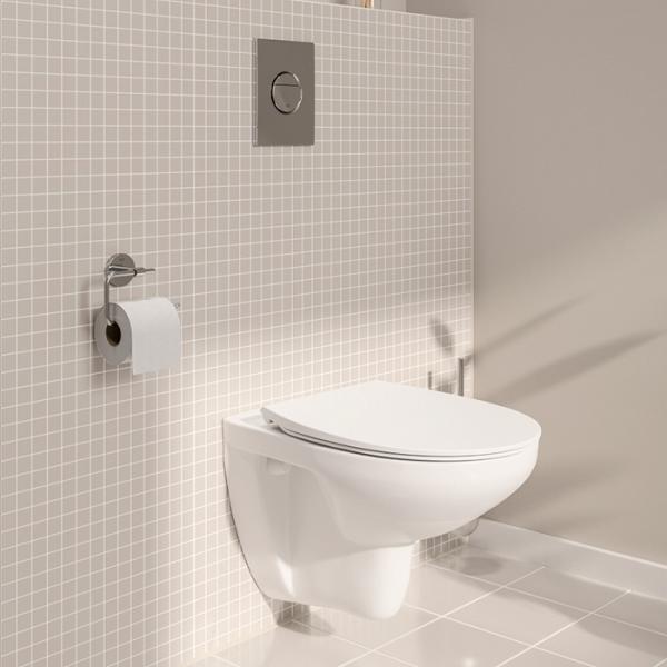 Grohe Solido Bau 5-i-1 toiletpakke inkl. sæde m. softclose, cisterne og krom betjening