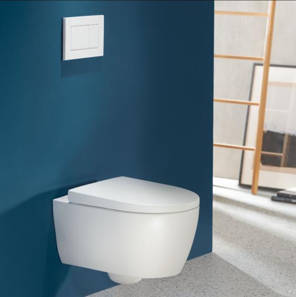 Geberit iCon væghængt toilet m/TurboFlush, toiletsæde og Keratect Geberit iCon væghængt toilet m/TurboFlush, toiletsæde og Keratect