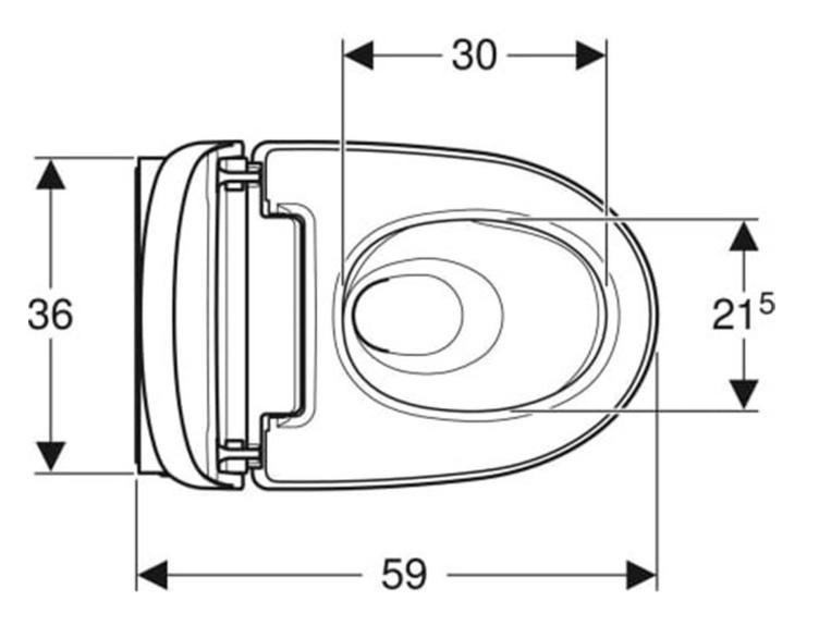 Geberit AquaClean Mera Classic væghængt bidettoilet - NY - KeraTect Geberit AquaClean Mera Classic væghængt bidettoilet - NY - KeraTect