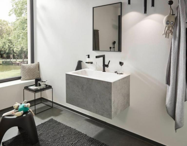 Hansgrohe Finoris 230 håndvaskarmatur m/udtræksbruser - Mat sort Hansgrohe Finoris 230 håndvaskarmatur m/udtræksbruser - Mat sort