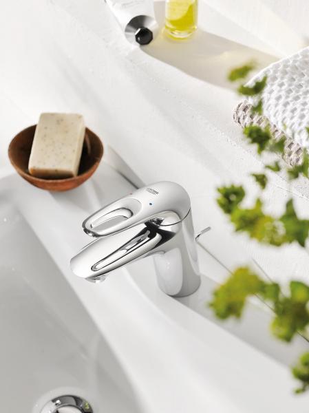 Grohe Eurostyle håndvaskarmatur m/hul - Krom Grohe Eurostyle håndvaskarmatur m/hul - Krom