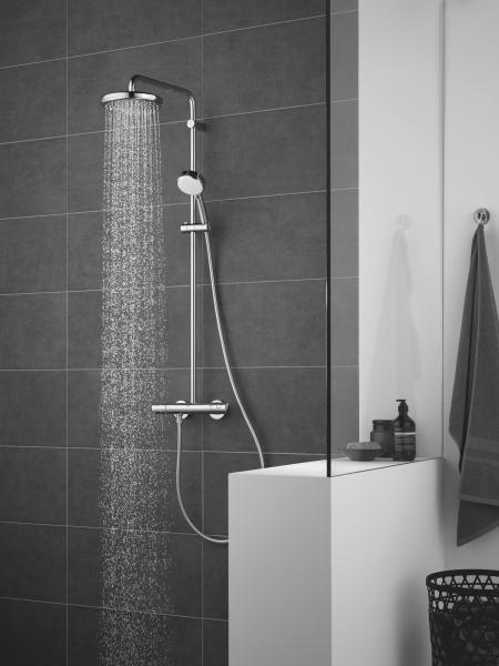 Grohe Tempesta Cosmopolitan 210 brusesystem m/ termostat Grohe Tempesta Cosmopolitan 210 brusesystem m/ termostat