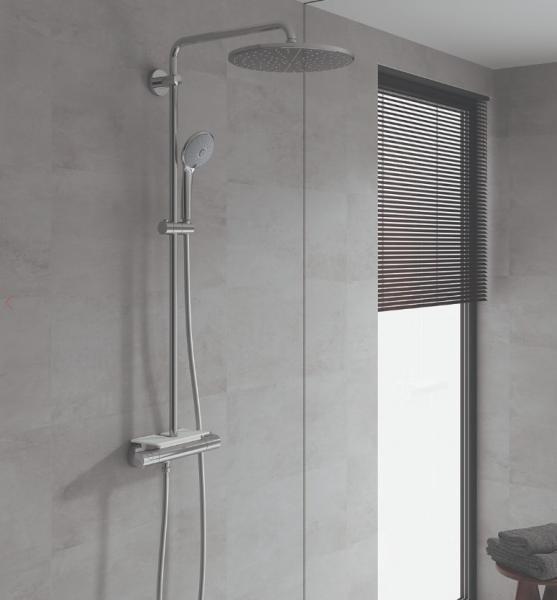 Grohe Euphoria 310 brusesystem m/termostat og vandsparer Grohe Euphoria 310 brusesystem m/termostat og vandsparer