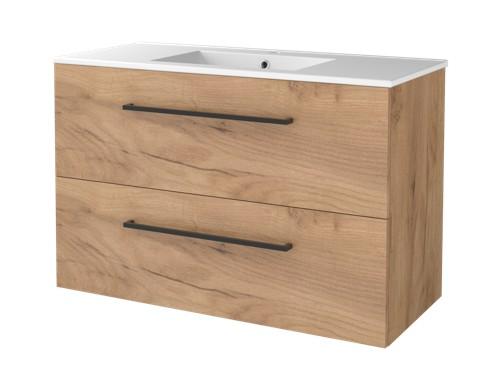 Sanibell Basicline møbelsæt 100 m/greb - Whiskey eg Sanibell Basicline møbelsæt 100 m/greb - Whiskey eg